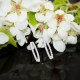 Cercei din aur 18K cu diamante 0,10 ct., model Orsini 00117BL Cercei din aur 18K cu diamante 0,10 ct., model Orsini 00117BL