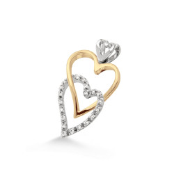 Pandantiv inimioara din aur 18K cu diamante 0,12 ct., model Orsini 0198CI Pandantiv inimioara din aur 18K cu diamante 0,12 ct., model Orsini 0198CI