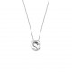 Lantisor din aur 18K cu pandantiv inima cu diamant 0,01 ct., model Orsini 0468CI Lantisor din aur 18K cu pandantiv inima cu diamant 0,01 ct., model Orsini 0468CI