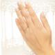 Inel de logodna din aur 18K cu diamant 0,05 ct., model Orsini 01021-05