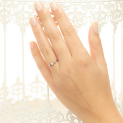 Inel de logodna din aur 18K cu diamant 0,05 ct., model Orsini 01040-05 Inel de logodna din aur 18K cu diamant 0,05 ct., model Orsini 01040-05