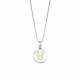 Lantisor din aur 18K cu pandantiv cu perla Akoya 0,70 gr. si diamant 0,01 ct., model Orsini 0426CI-07