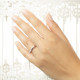 Inel din aur 18K cu diamante 0,07 ct., model Orsini 0763 Inel din aur 18K cu diamante 0,07 ct., model Orsini 0763