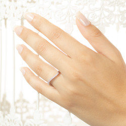 Inel din aur 18K cu diamante 0,10 ct., model Orsini 0806