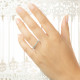 Inel eternity din aur 18K cu smaralde 0,27 ct., model Orsini 0850-S Inel eternity din aur 18K cu smaralde 0,27 ct., model Orsini 0850-S