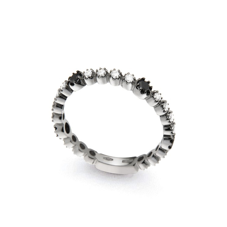 Inel eternity din aur 18K cu diamante 0,56 ct., model Orsini 1836G-N2 Inel eternity din aur 18K cu diamante 0,56 ct., model Orsini 1836G-N2