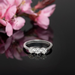 Inel din aur 18K cu diamante 0,26 ct., model Orsini 2413G-P