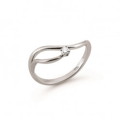 Inel de logodna din aur 18K cu diamant 0,03 ct., model Orsini 2443G Inel de logodna din aur 18K cu diamant 0,03 ct., model Orsini 2443G