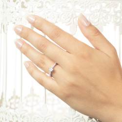 Inel de logodna din aur 18K cu diamante 0,31 ct., model Orsini 2479G-M Inel de logodna din aur 18K cu diamante 0,31 ct., model Orsini 2479G-M