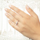 Inel de logodna din aur 18K cu diamante 0,31 ct., model Orsini 2479G-M