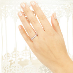 Inel din aur 18K cu diamante 0,30 ct., model Orsini 2676G