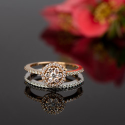 Inel din aur 18K cu diamante 0,61 ct., model Orsini 2707G