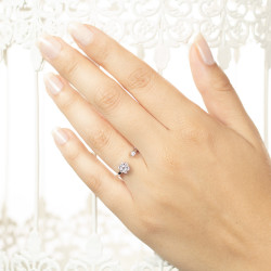 Inel din aur 18K cu diamante 0,28 ct., model Orsini 2724G