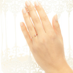 Inel din aur 18K cu diamante 0,10 ct., model Orsini 2725G-BW1