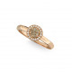 Inel de logodna din aur 18K cu diamante 0,17 ct., model Orsini 2802G-BW1