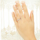 Inel de logodna din aur 18K cu diamante 0,55 ct., model Orsini 2858G Inel de logodna din aur 18K cu diamante 0,55 ct., model Orsini 2858G
