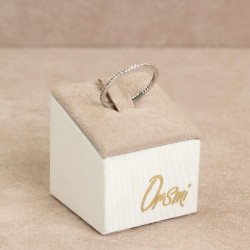 Inel eternity din aur 18K cu diamante brown 0,35 ct., model Orsini 2878G-BW Inel eternity din aur 18K cu diamante brown 0,35 ct., model Orsini 2878G-BW