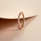 Inel eternity din aur 18K cu safir roz 0,89 ct., model Orsini 2878G-ZR2 Inel eternity din aur 18K cu safir roz 0,89 ct., model Orsini 2878G-ZR2
