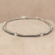 Bratara tennis din aur 18K cu diamante albe si negre 1,78 ct., model Orsini BR0137 Bratara tennis din aur 18K cu diamante albe si negre 1,78 ct., model Orsini BR0137