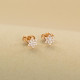 Cercei din aur 18K cu diamante 0,17 ct., model Orsini OR0655 Cercei din aur 18K cu diamante 0,17 ct., model Orsini OR0655