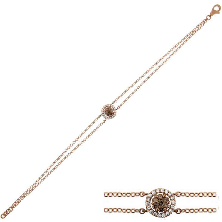 Bratara din aur 18K cu diamante 0,42 ct., model Orsini BR0145-BW1 Bratara din aur 18K cu diamante 0,42 ct., model Orsini BR0145-BW1
